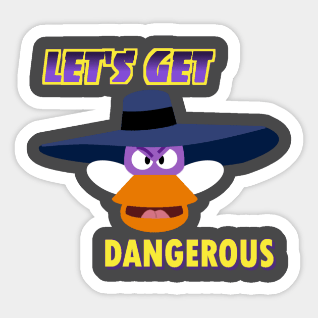 Darkwing Duck Sticker by shallahan